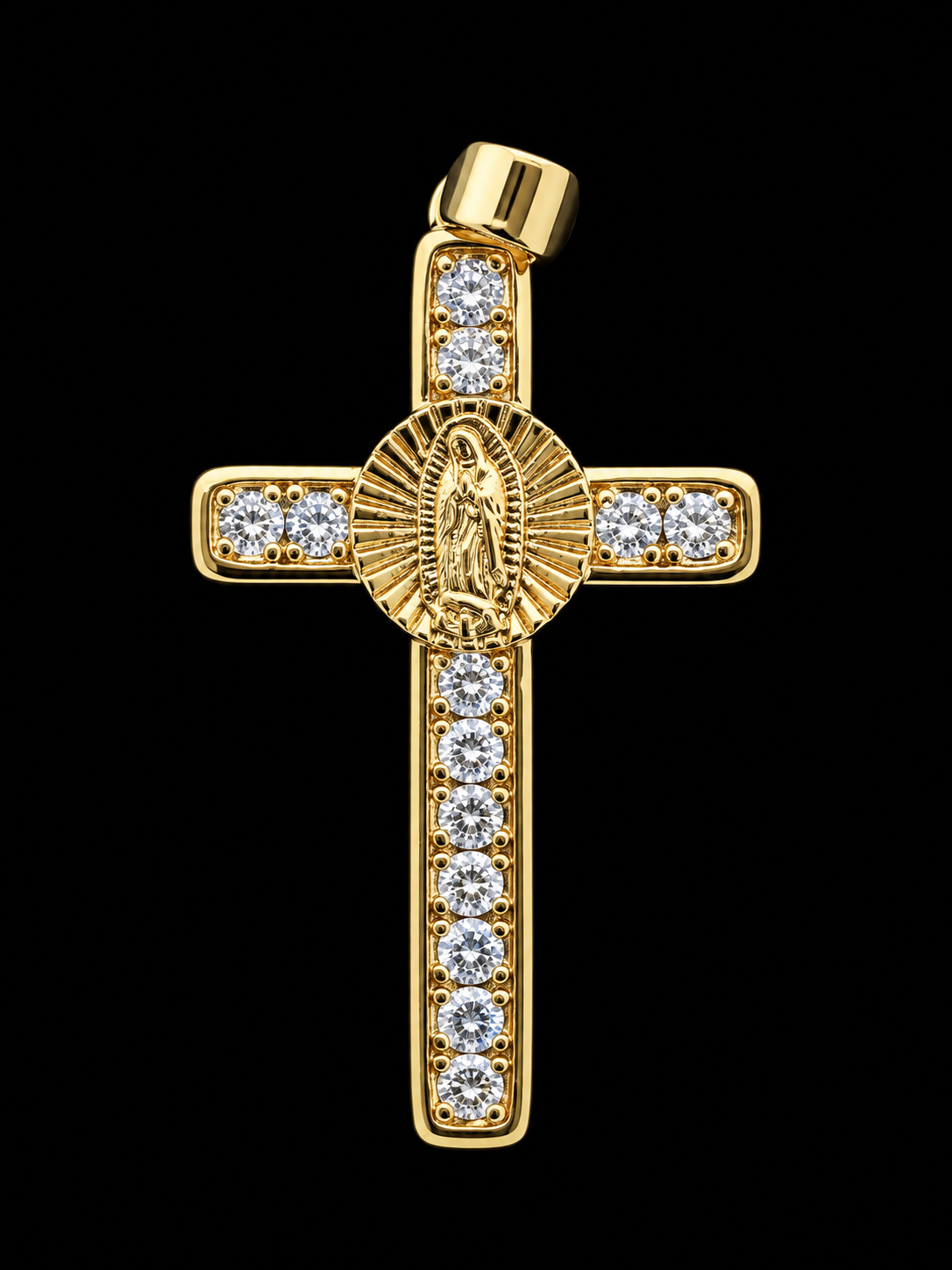 Cruz con Virgen